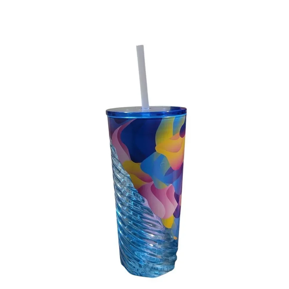 Starbucks Colorful Tumbler with Straw